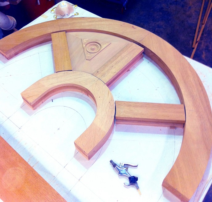 Honduran Mahogany Door Top
